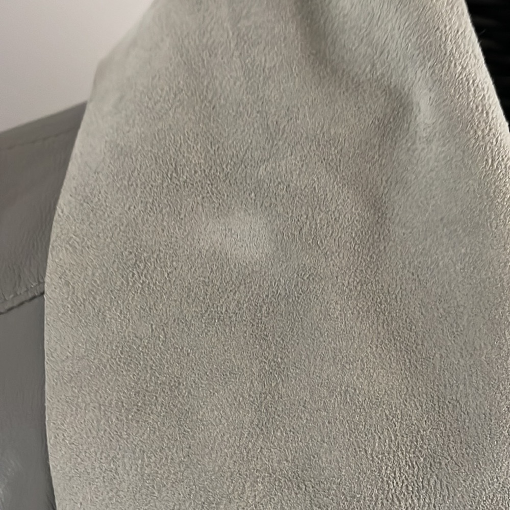 Gray Leather Jacket - image 2